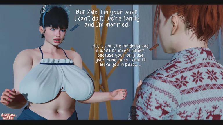 Christmas With Auntie porn comic picture 43