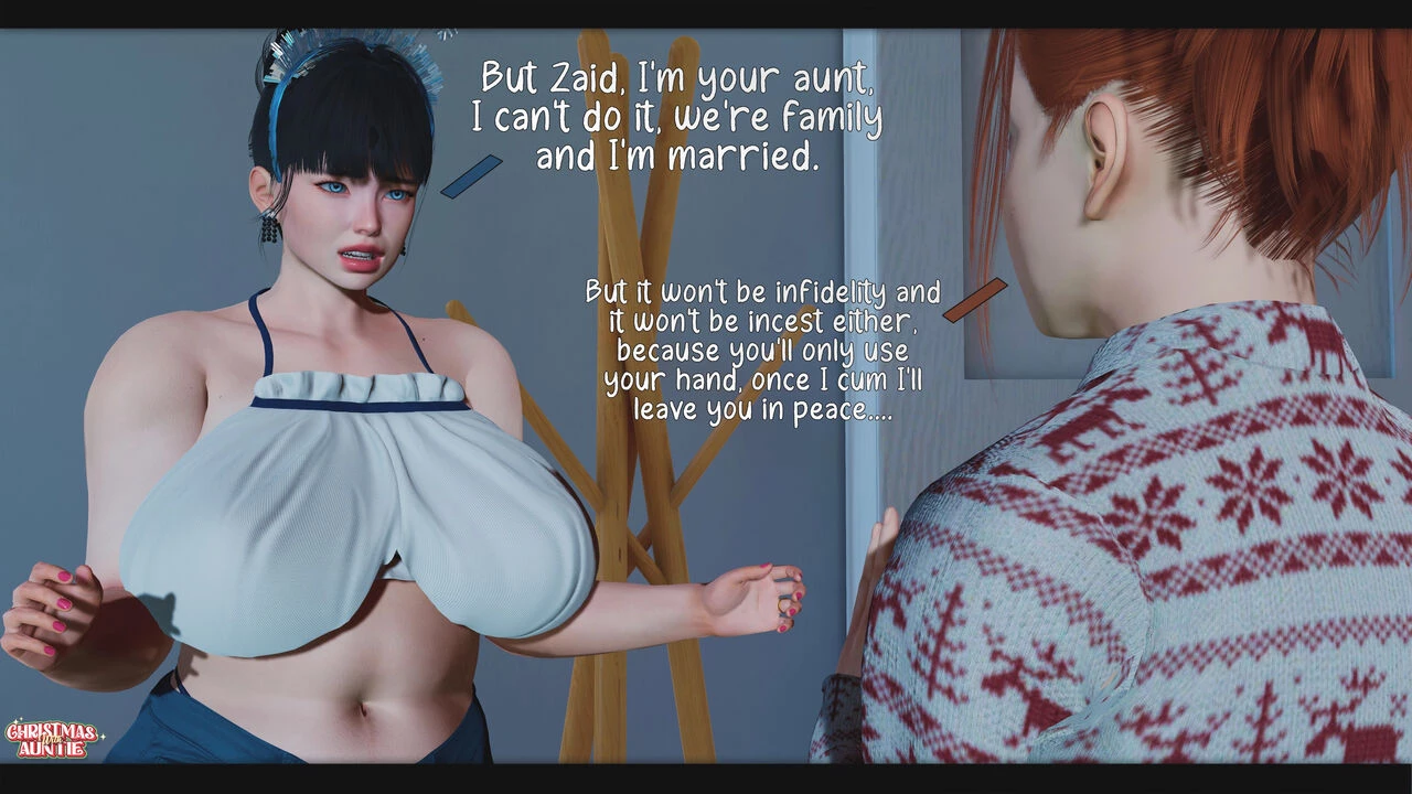 Christmas With Auntie porn comic picture 43