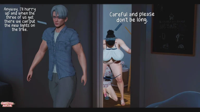 Christmas With Auntie porn comic picture 63