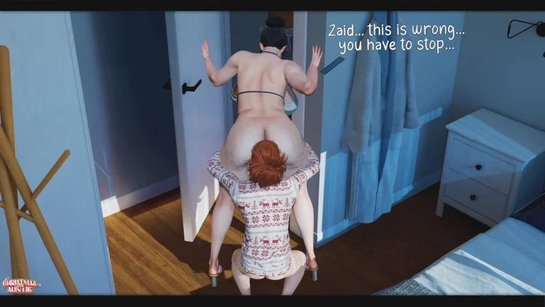 Christmas With Auntie porn comic picture 64
