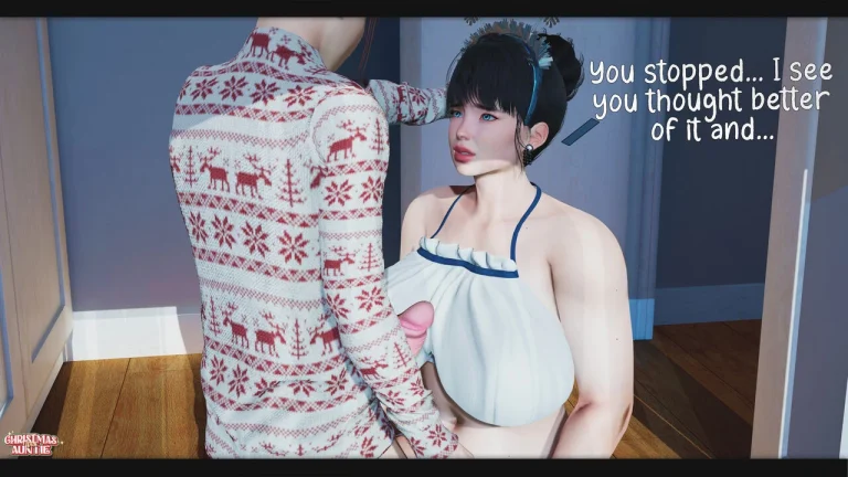 Christmas With Auntie porn comic picture 69