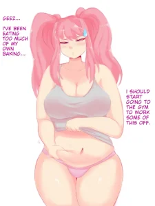 Chubby Natsuki porn comic picture 1