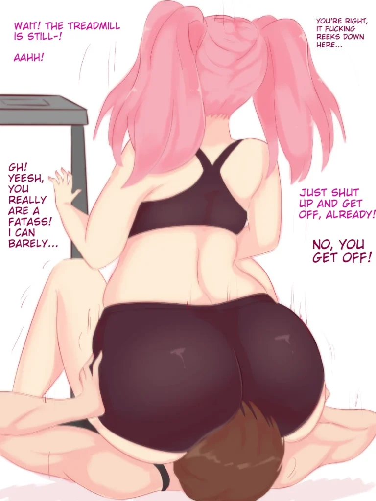 Chubby Natsuki porn comic picture 4