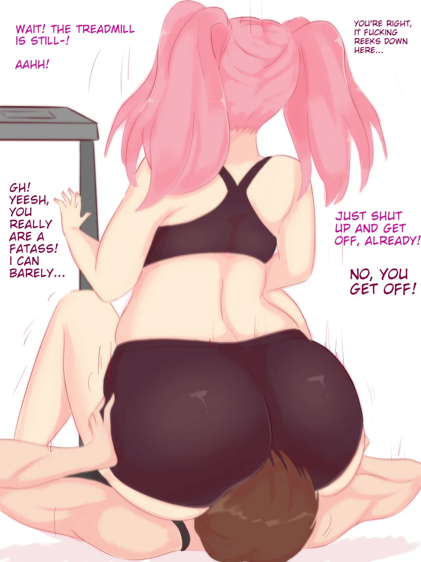 Chubby Natsuki porn comic picture 4