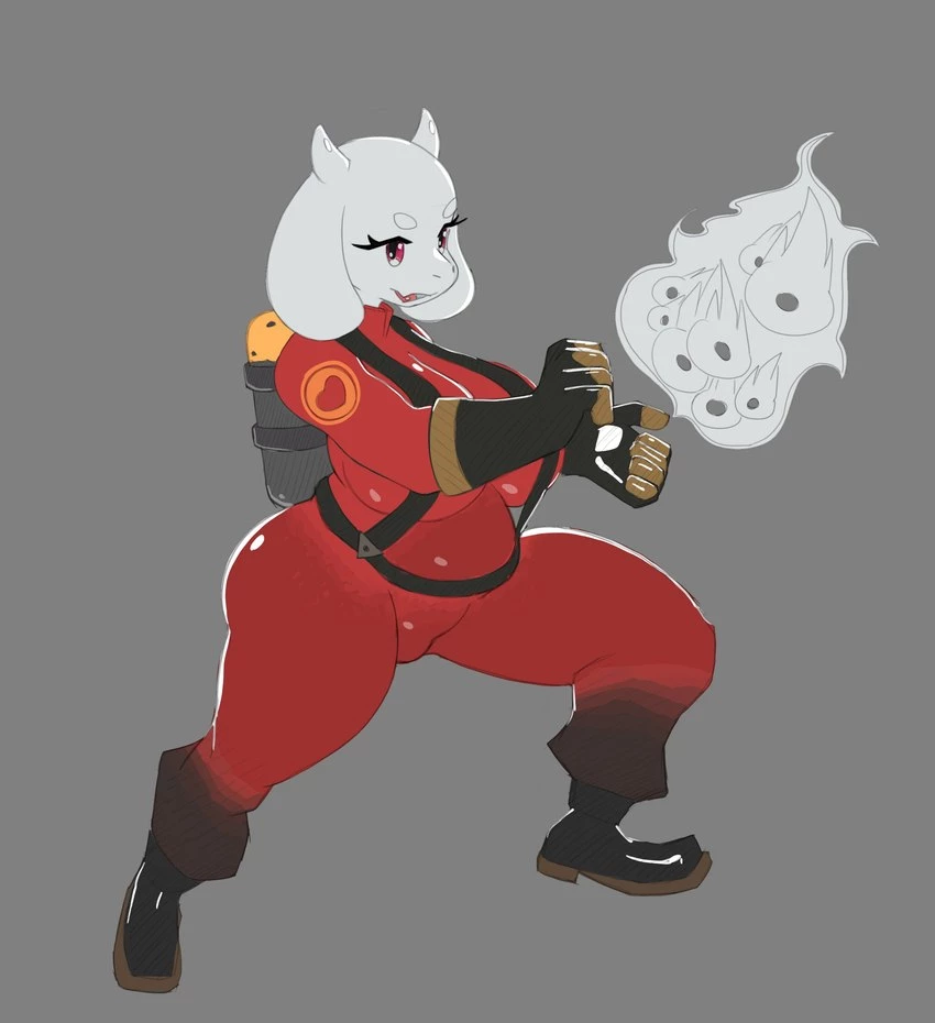 Chubby Toriel porn comic picture 4