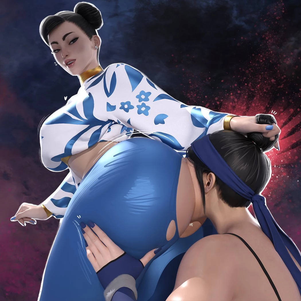 Chun-Li x Kitana porn comic picture 10
