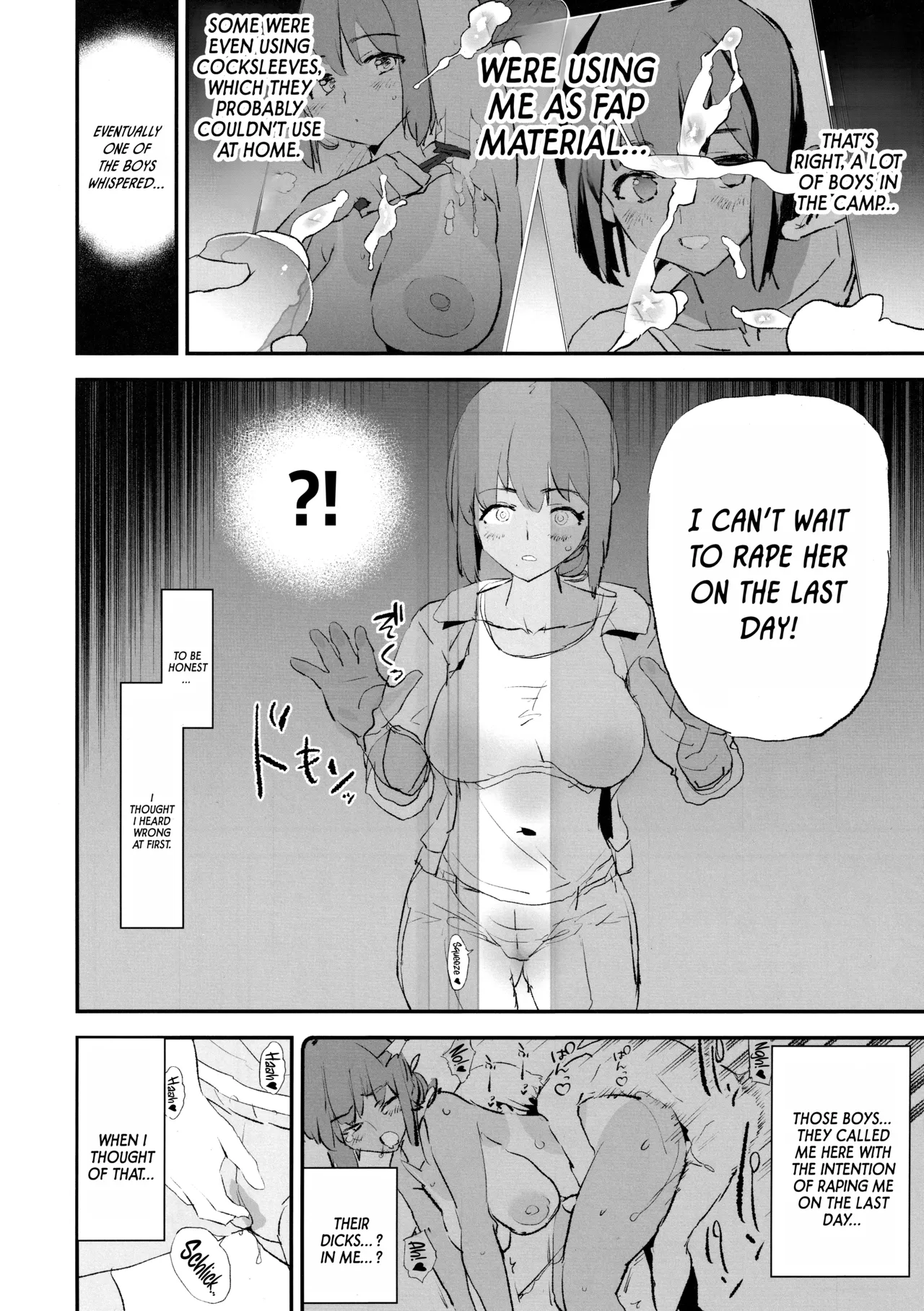 Cocksleeve Camp's Hypnosis Lewd Interview -Haruka Shiina- | Onaho Gasshuku Saimin Dosukebe Interview Shiina Senpai porn comic picture 9