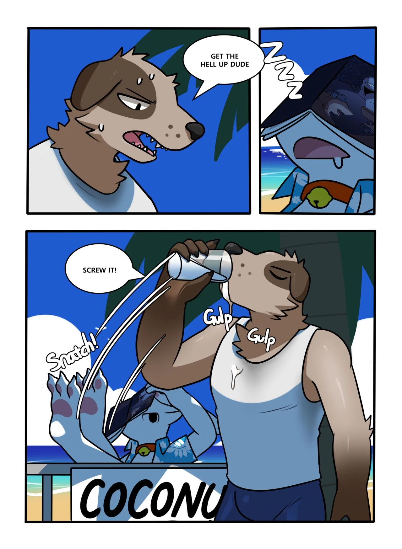 CocoShark porn comic picture 15