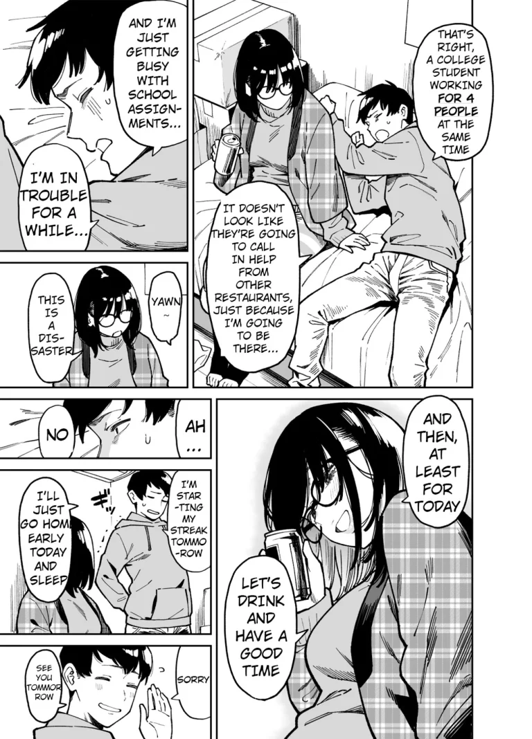 Comforted by the Sloppy Girl next door 2 | Otonari no Darashina Onee-san ni Nagusamerareru Hanashi 2 porn comic picture 10