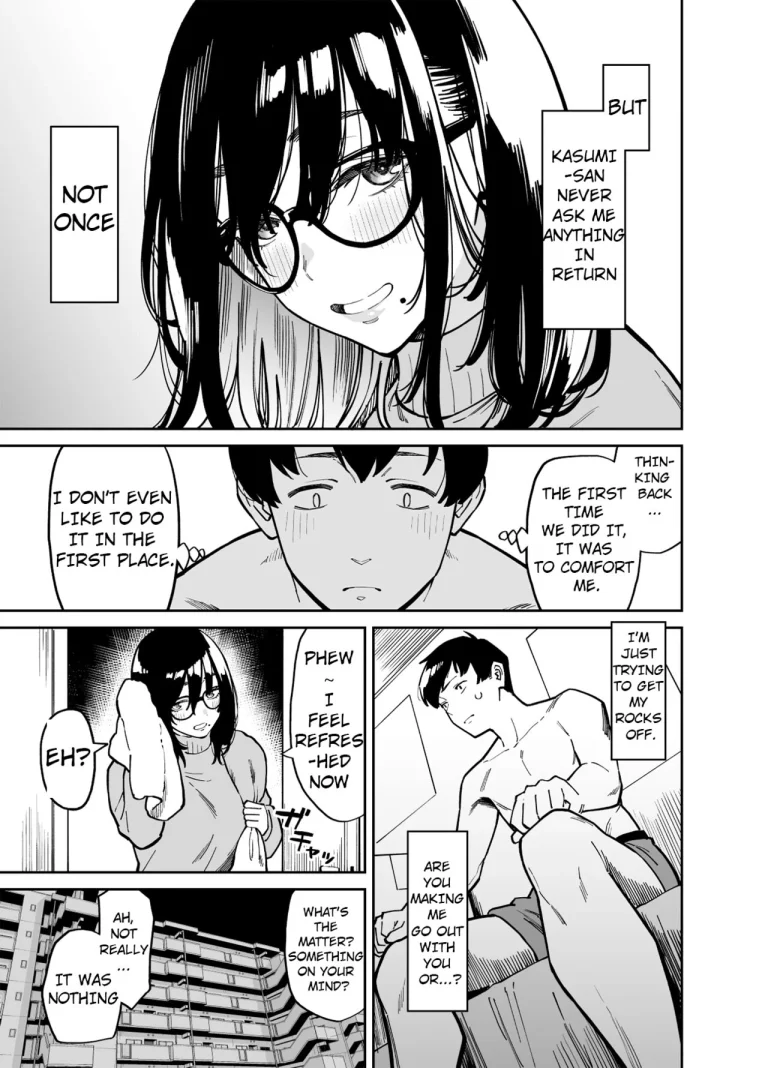 Comforted by the Sloppy Girl next door 2 | Otonari no Darashina Onee-san ni Nagusamerareru Hanashi 2 porn comic picture 8