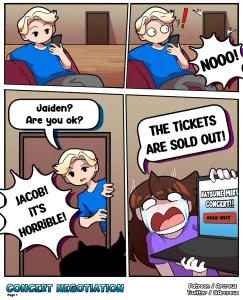 Concert Negotiation porn comic picture 1
