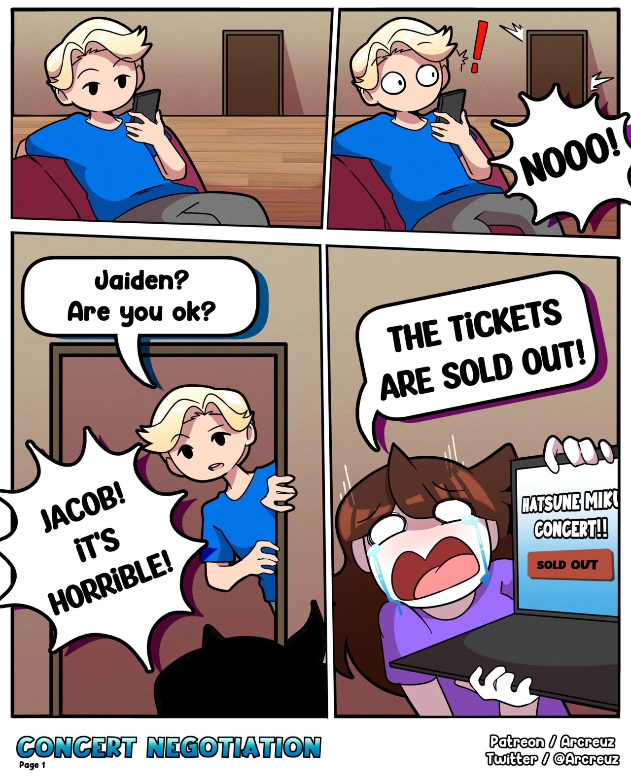 Concert Negotiation porn comic picture 1