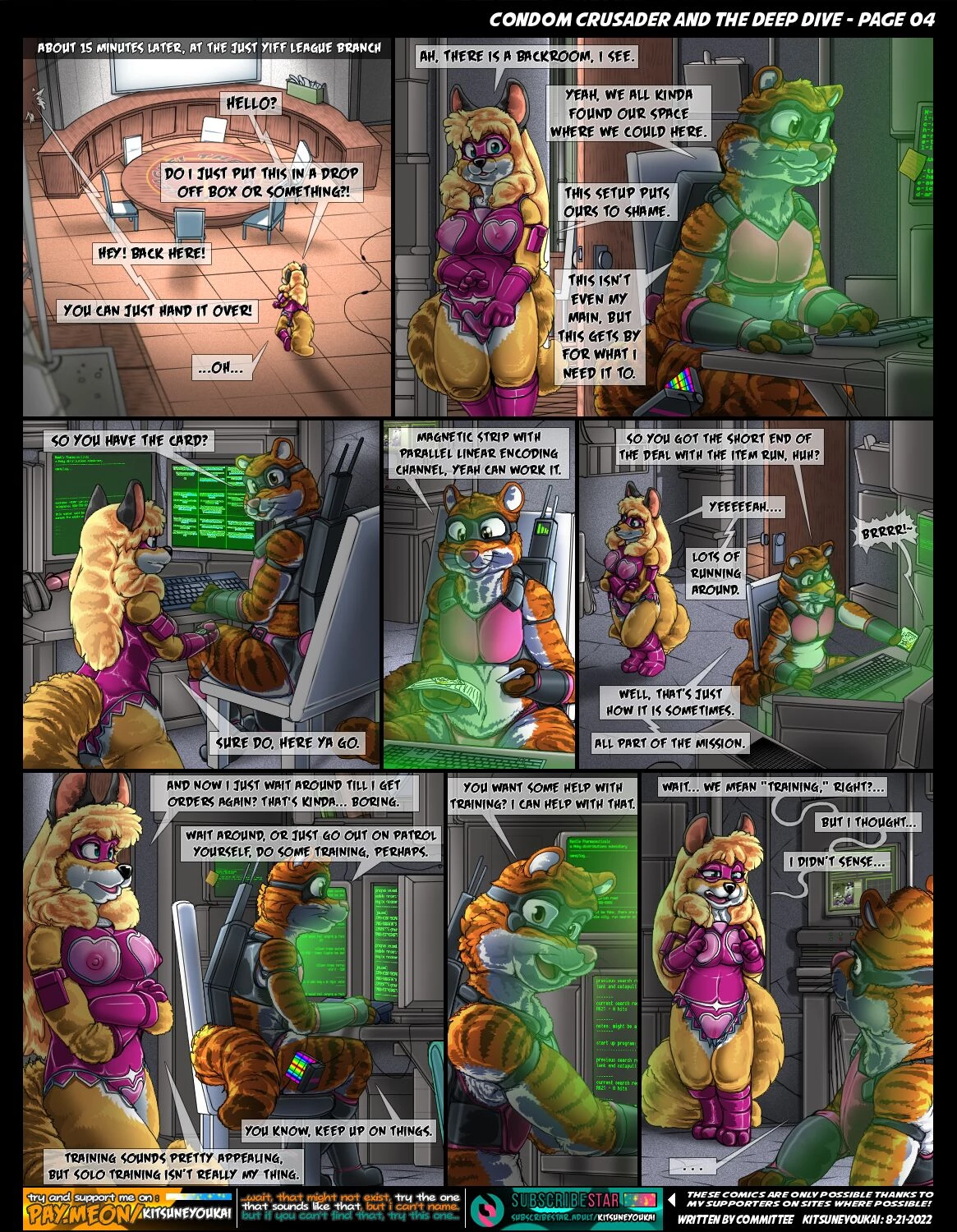 Condom Crusader and the Deep Dive porn comic picture 4