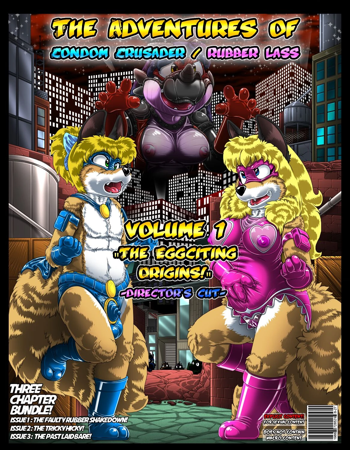 Condom Crusader Issues 1-3 by Kitsune Youkai (Director's Cut) porn comic picture 1