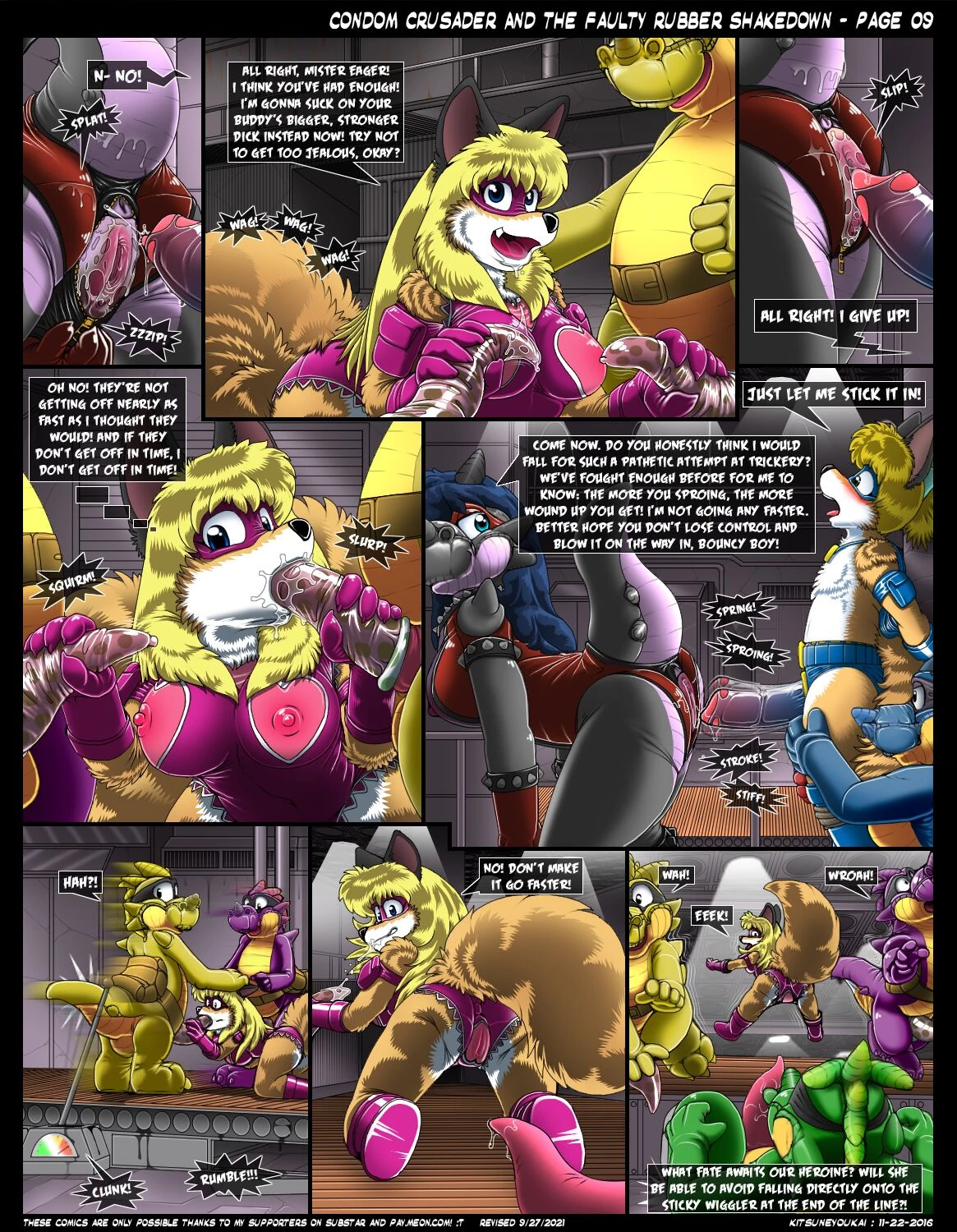 Condom Crusader Issues 1-3 by Kitsune Youkai (Director's Cut) porn comic picture 10