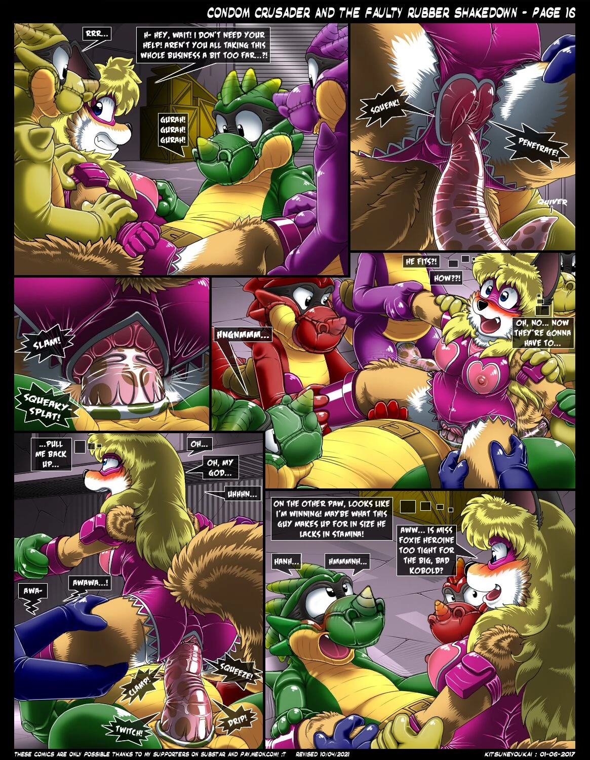 Condom Crusader Issues 1-3 by Kitsune Youkai (Director's Cut) porn comic picture 17