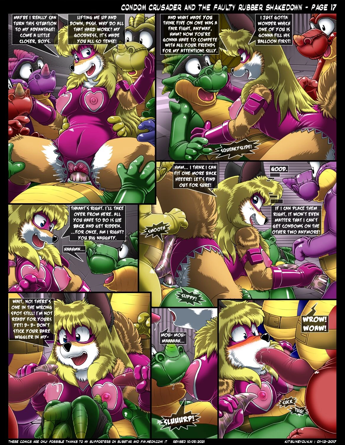 Condom Crusader Issues 1-3 by Kitsune Youkai (Director's Cut) porn comic picture 18