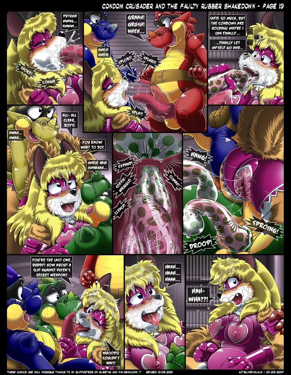 Condom Crusader Issues 1-3 by Kitsune Youkai (Director's Cut) porn comic picture 20