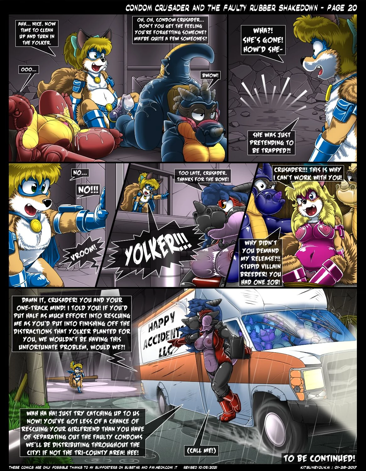 Condom Crusader Issues 1-3 by Kitsune Youkai (Director's Cut) porn comic picture 21