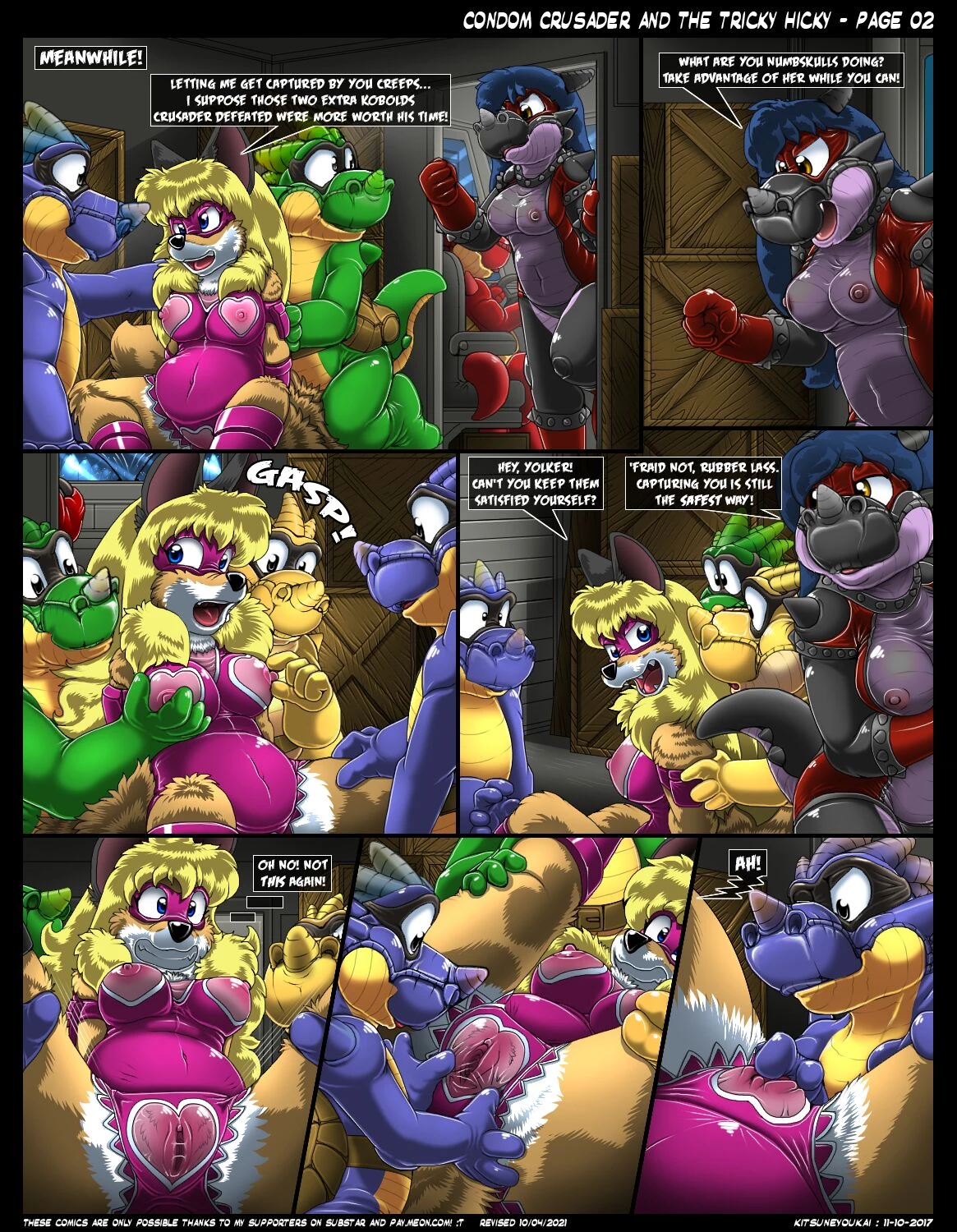 Condom Crusader Issues 1-3 by Kitsune Youkai (Director's Cut) porn comic picture 23