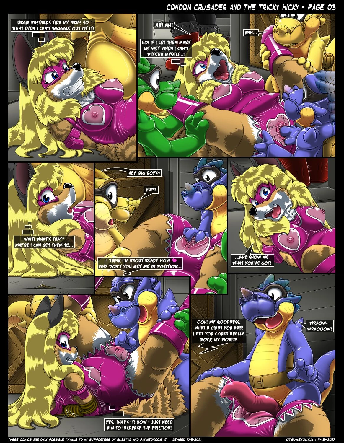 Condom Crusader Issues 1-3 by Kitsune Youkai (Director's Cut) porn comic picture 24