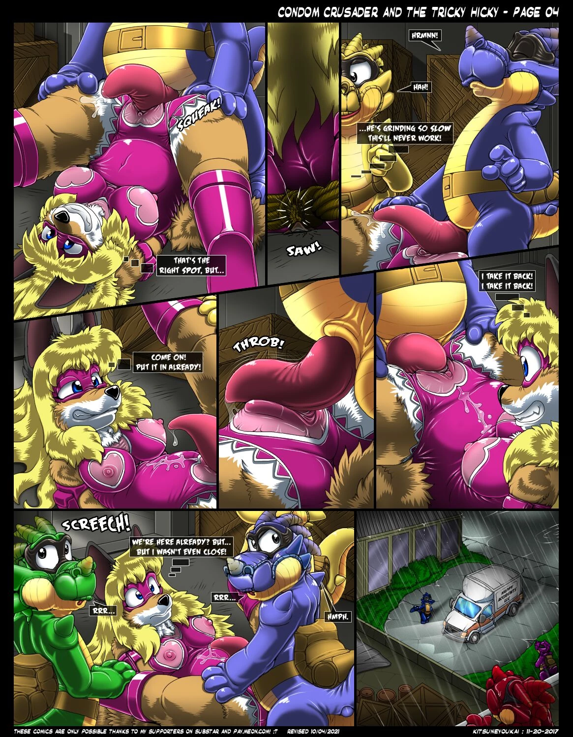 Condom Crusader Issues 1-3 by Kitsune Youkai (Director's Cut) porn comic picture 25