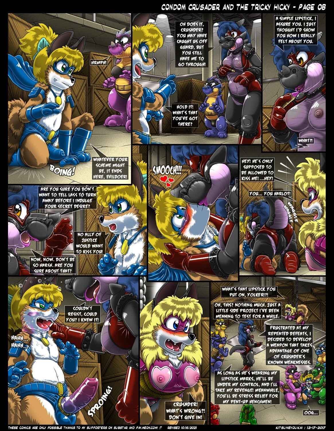 Condom Crusader Issues 1-3 by Kitsune Youkai (Director's Cut) porn comic picture 29