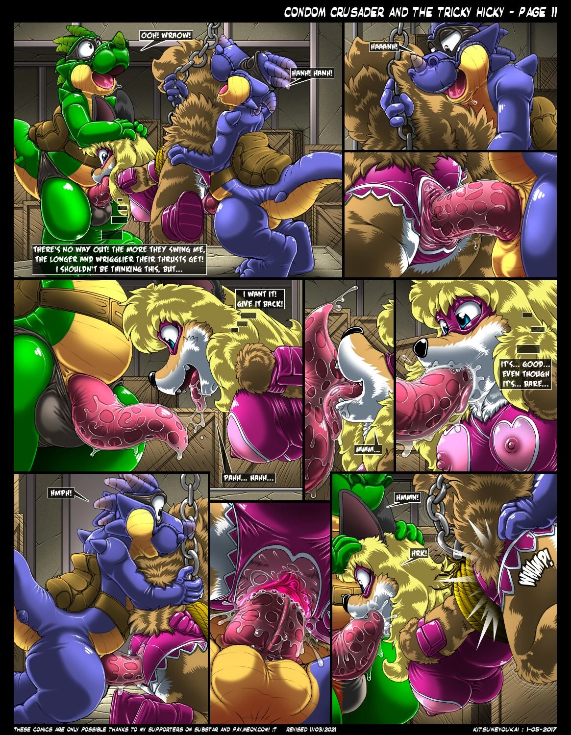Condom Crusader Issues 1-3 by Kitsune Youkai (Director's Cut) porn comic picture 32