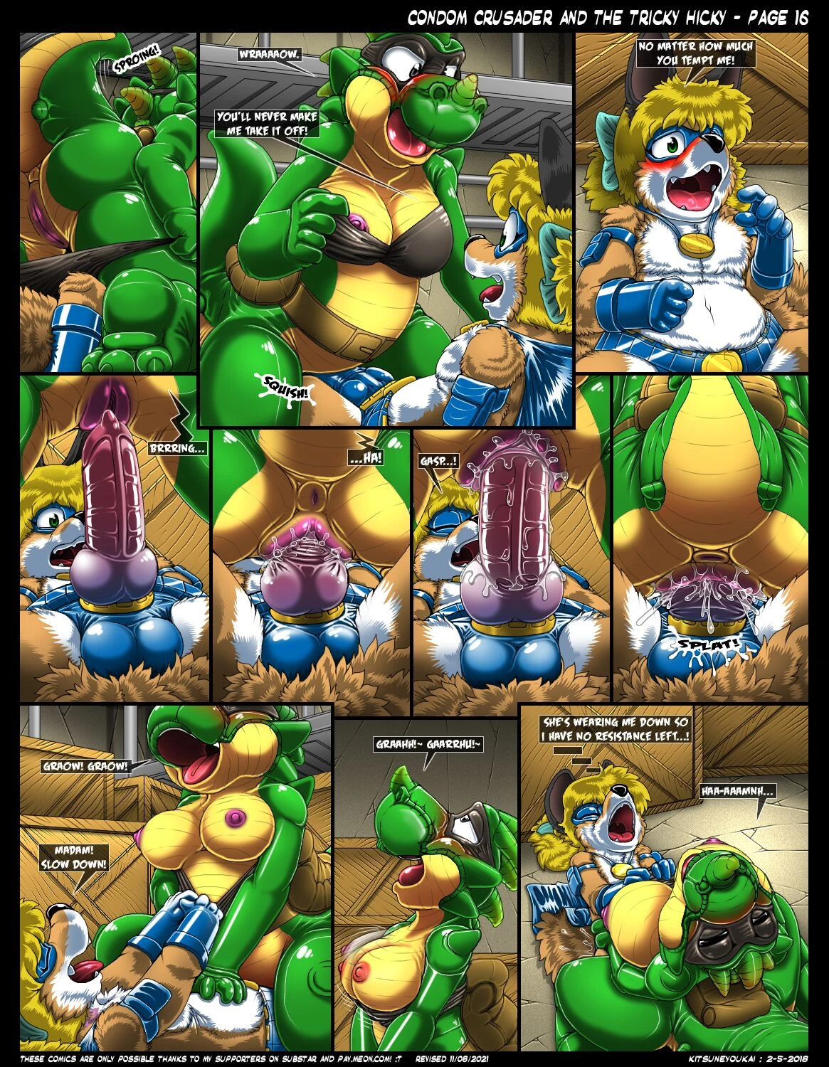 Condom Crusader Issues 1-3 by Kitsune Youkai (Director's Cut) porn comic picture 37