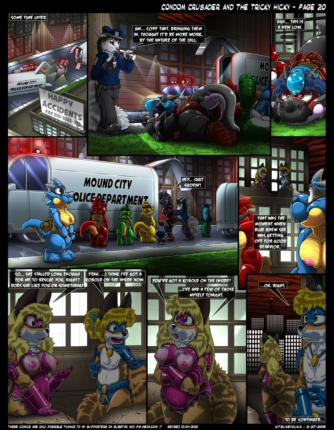 Condom Crusader Issues 1-3 by Kitsune Youkai (Director's Cut) porn comic picture 41