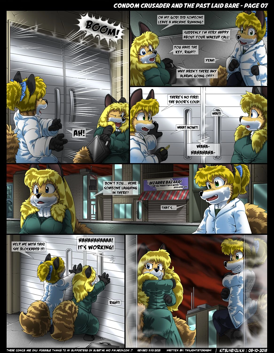 Condom Crusader Issues 1-3 by Kitsune Youkai (Director's Cut) porn comic picture 48