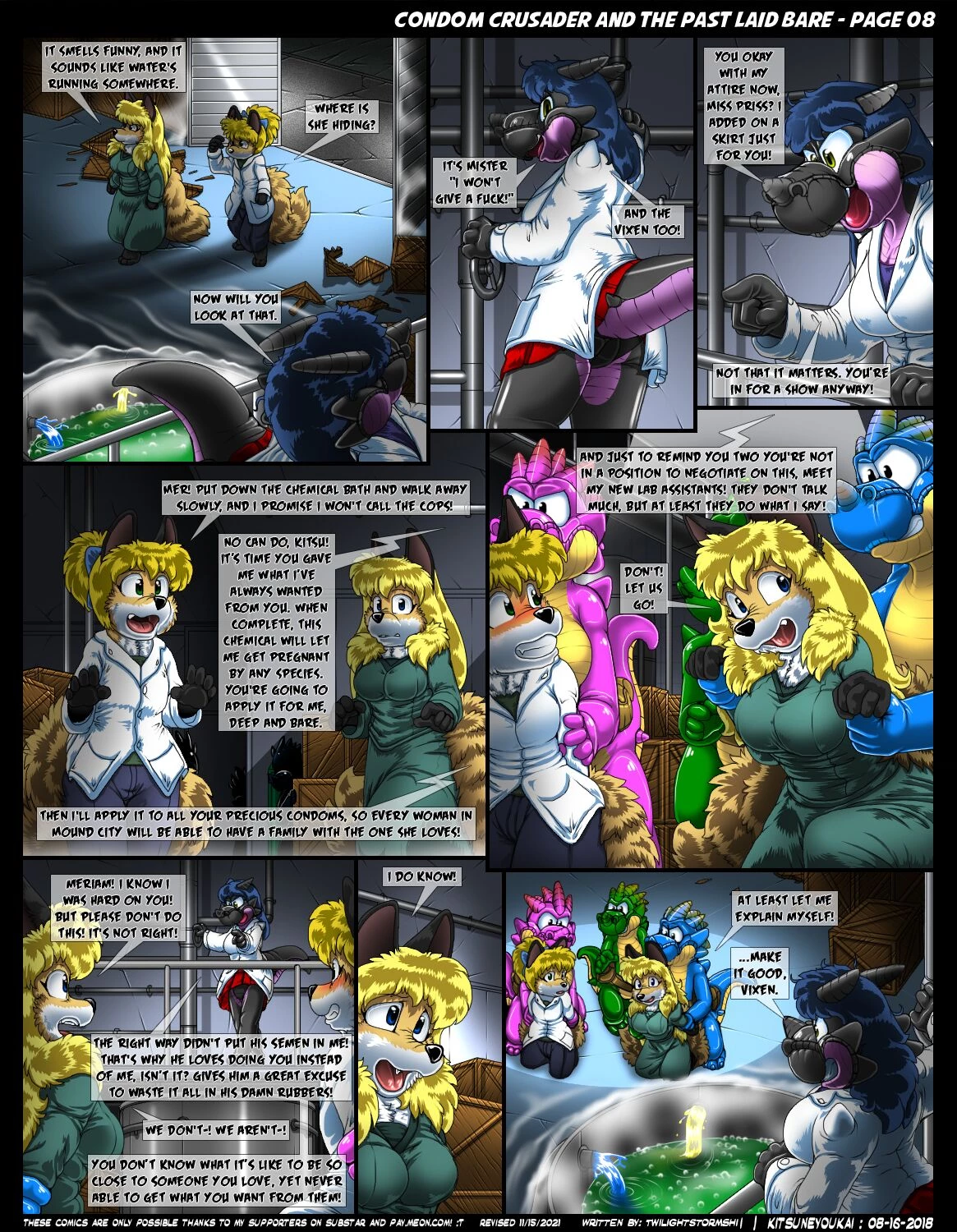 Condom Crusader Issues 1-3 by Kitsune Youkai (Director's Cut) porn comic picture 49