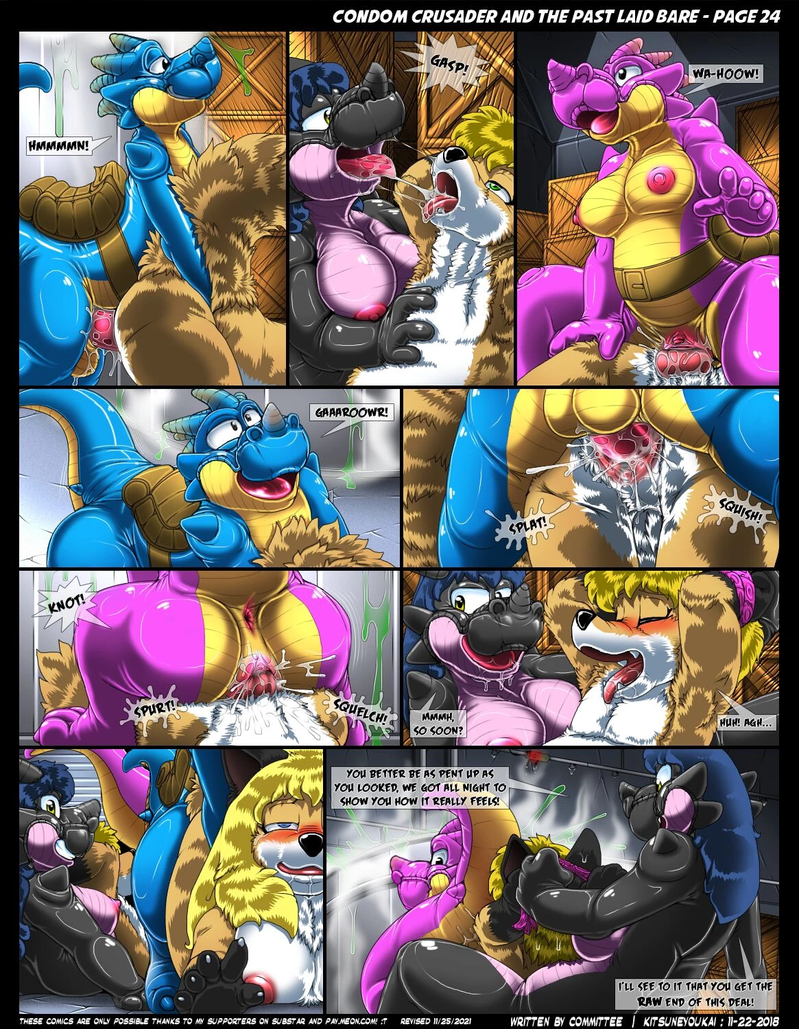 Condom Crusader Issues 1-3 by Kitsune Youkai (Director's Cut) porn comic picture 65