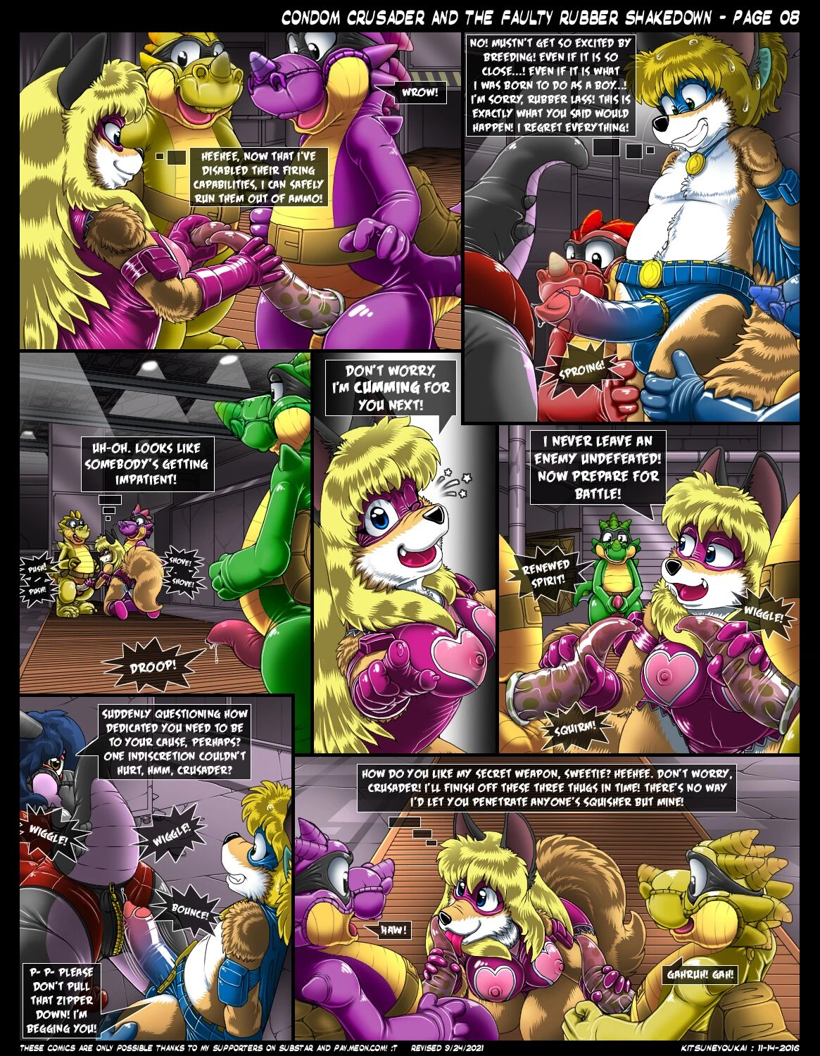 Condom Crusader Issues 1-3 by Kitsune Youkai (Director's Cut) porn comic picture 9