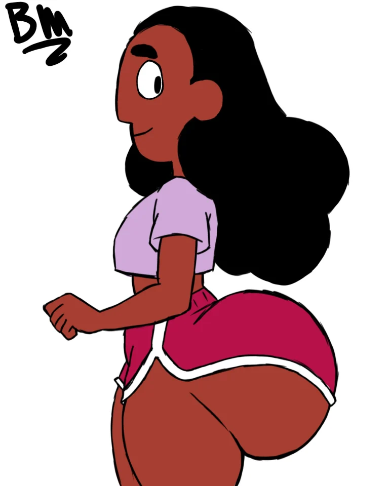 Connie in Shorts porn comic picture 2