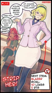Constance & Hapi strip game porn comic picture 1