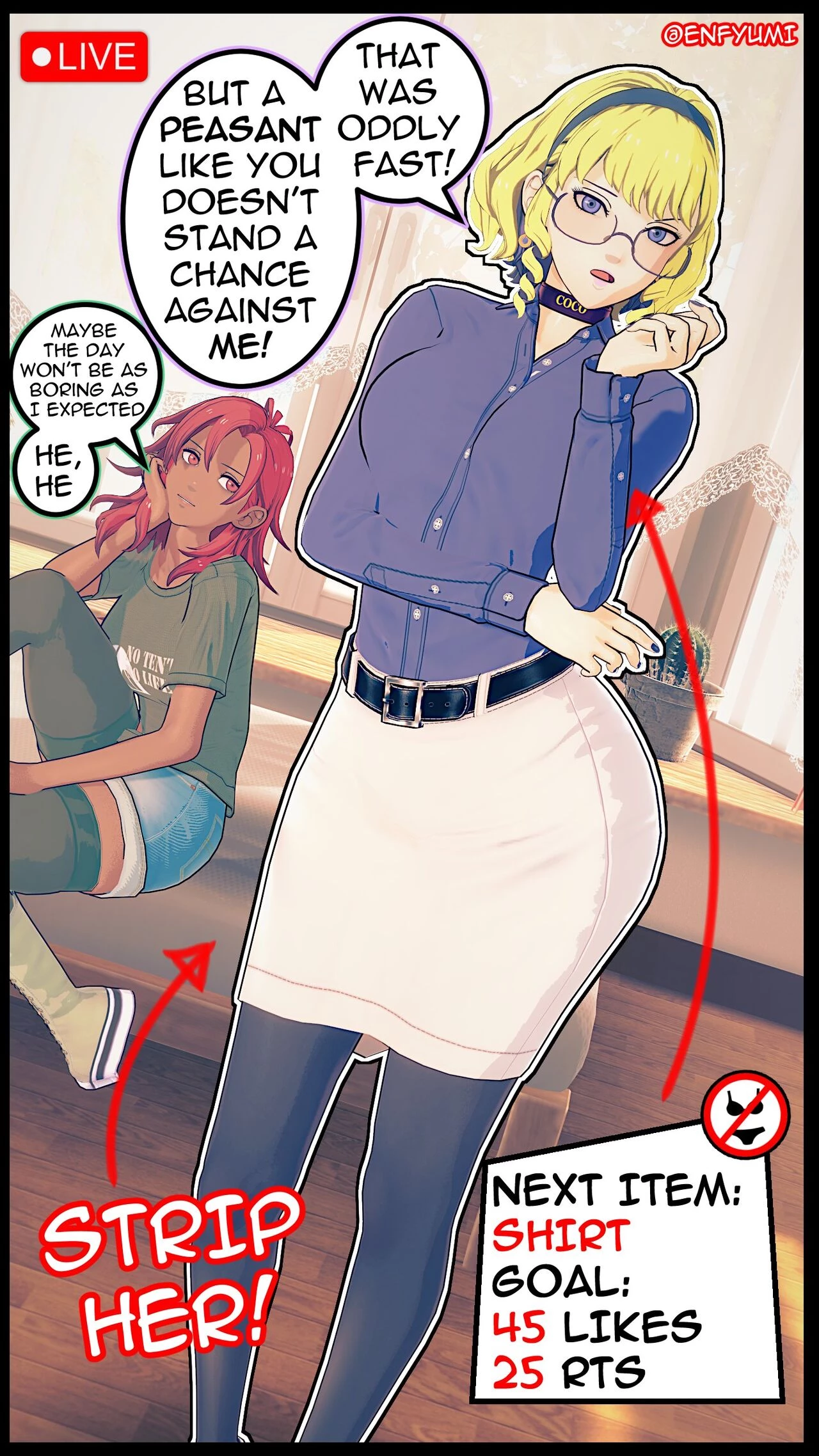 Constance & Hapi strip game porn comic picture 2