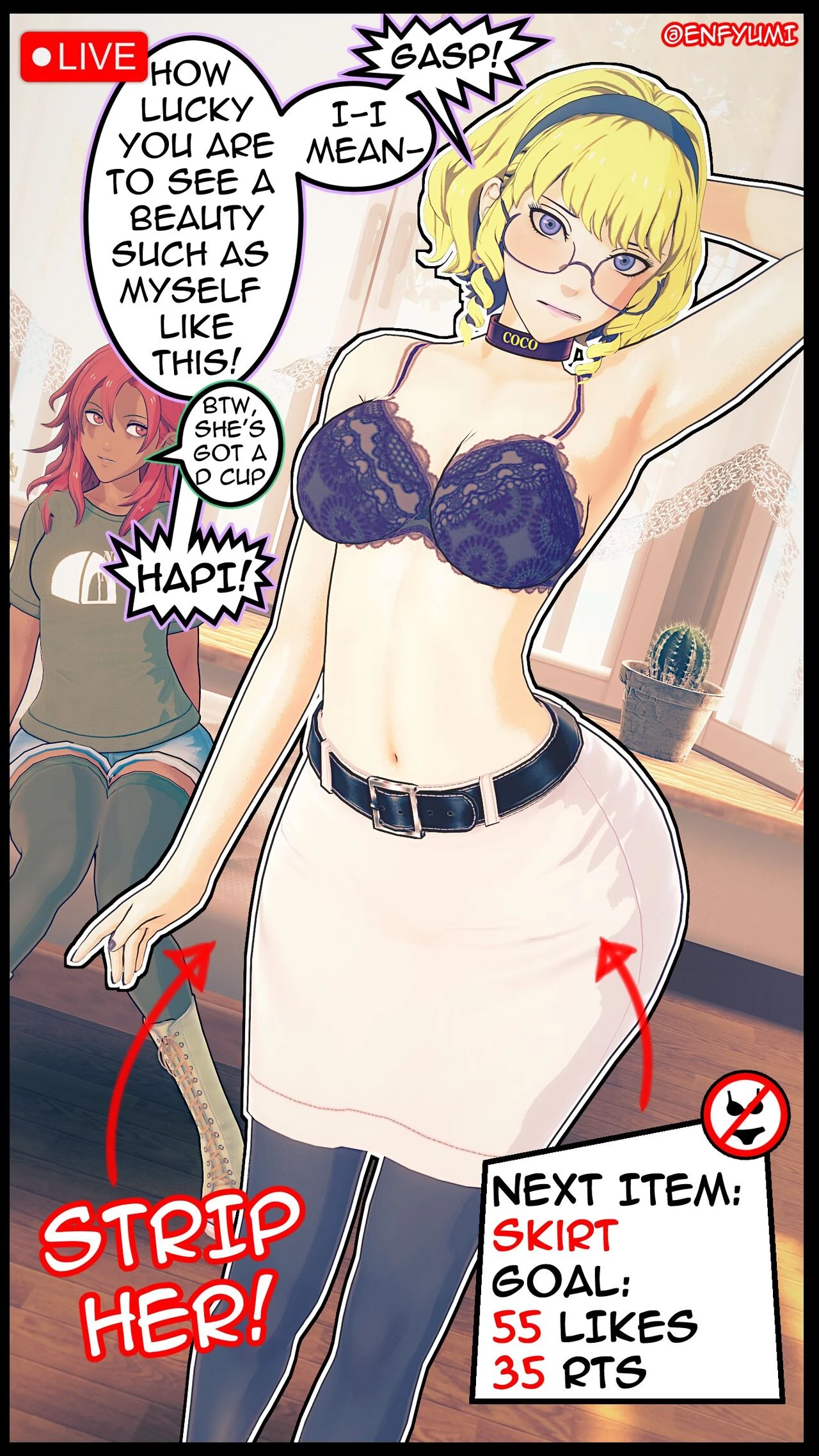Constance & Hapi strip game porn comic picture 3