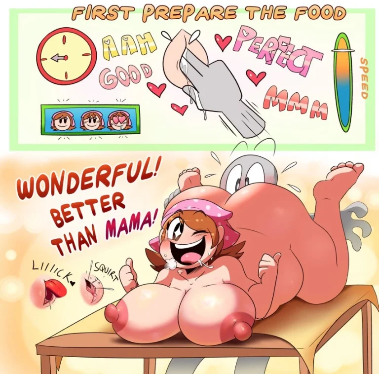 Cooking with Mama porn comic picture 108