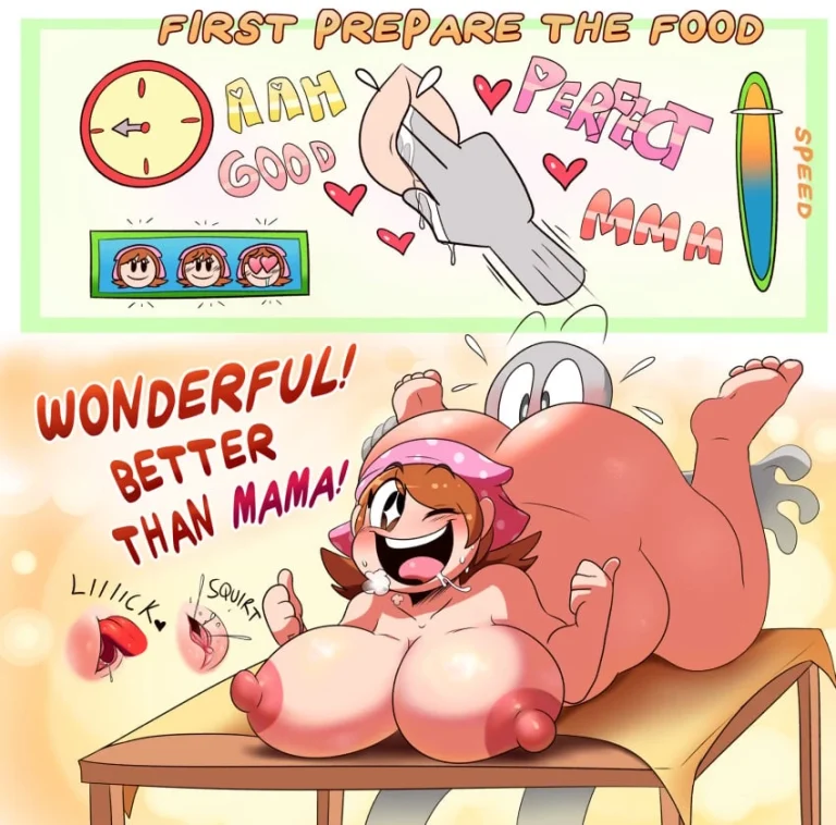 Cooking with Mama porn comic picture 13