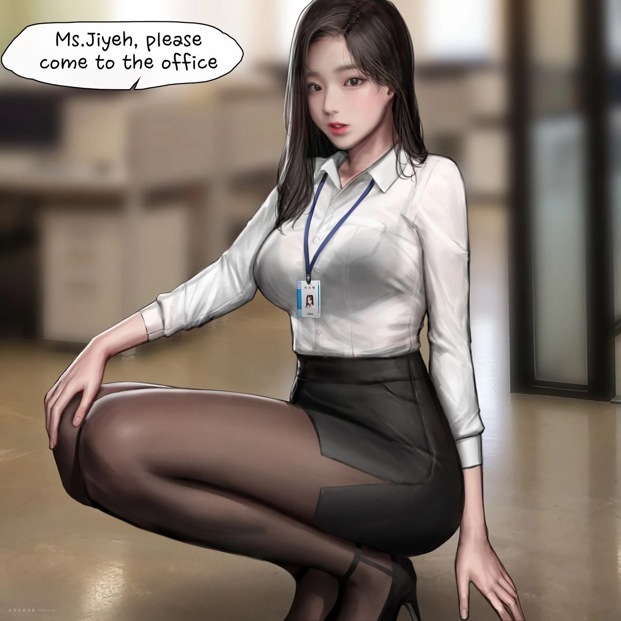 Corporate Secretary porn comic picture 1