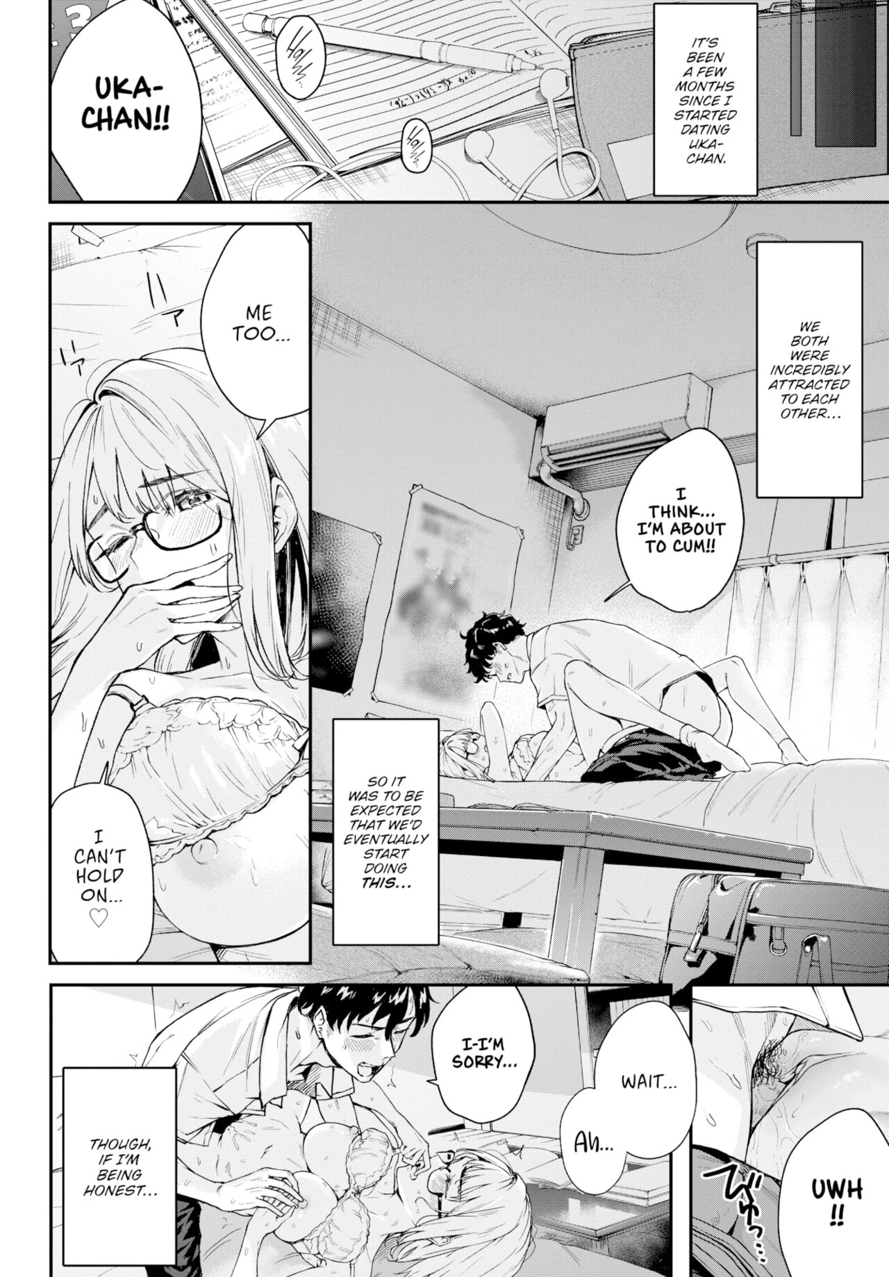 Couple Under the Rain porn comic picture 2