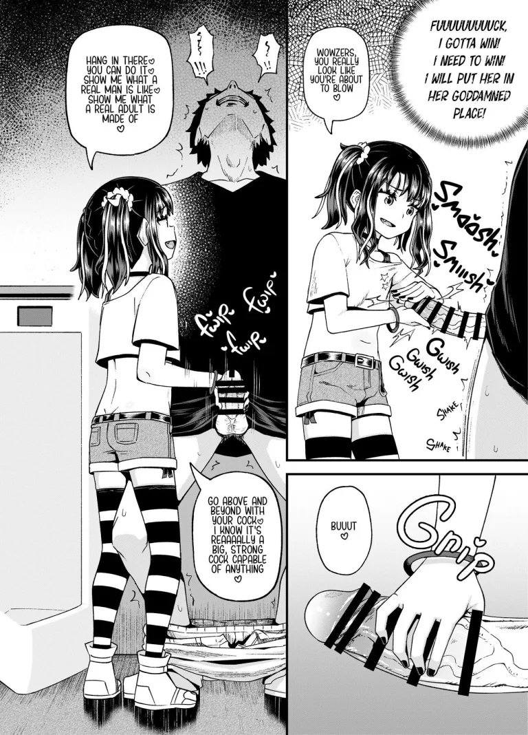 Crap, This Mesugaki's Too Powerful! | Uwa, Mesugaki Tsuyoi! porn comic picture 19