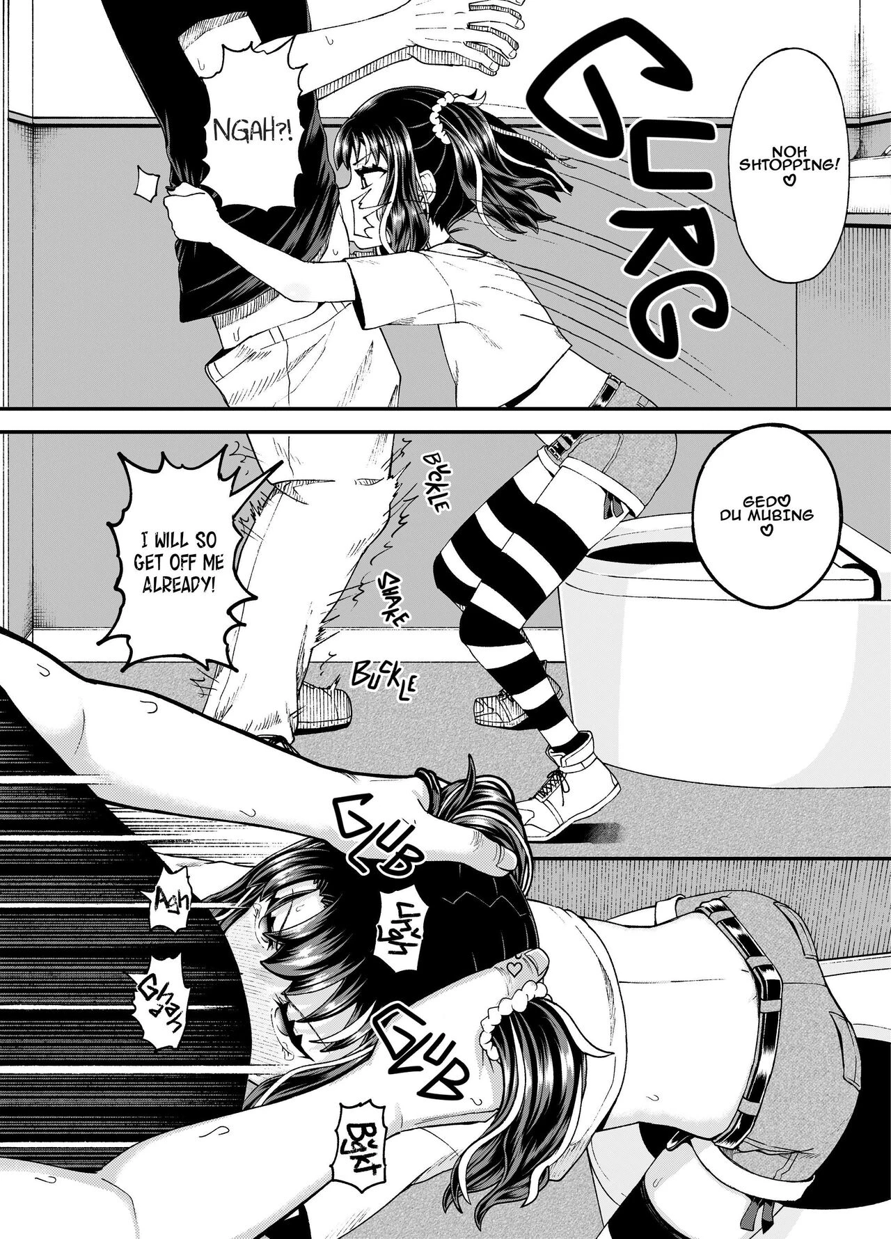 Crap, This Mesugaki's Too Powerful! | Uwa, Mesugaki Tsuyoi! porn comic picture 33