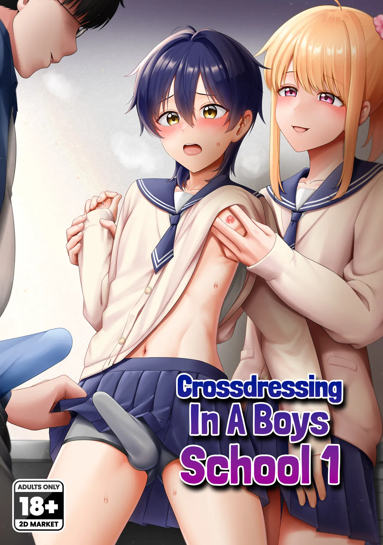 Crossdressing in a Boys School porn comic picture 1