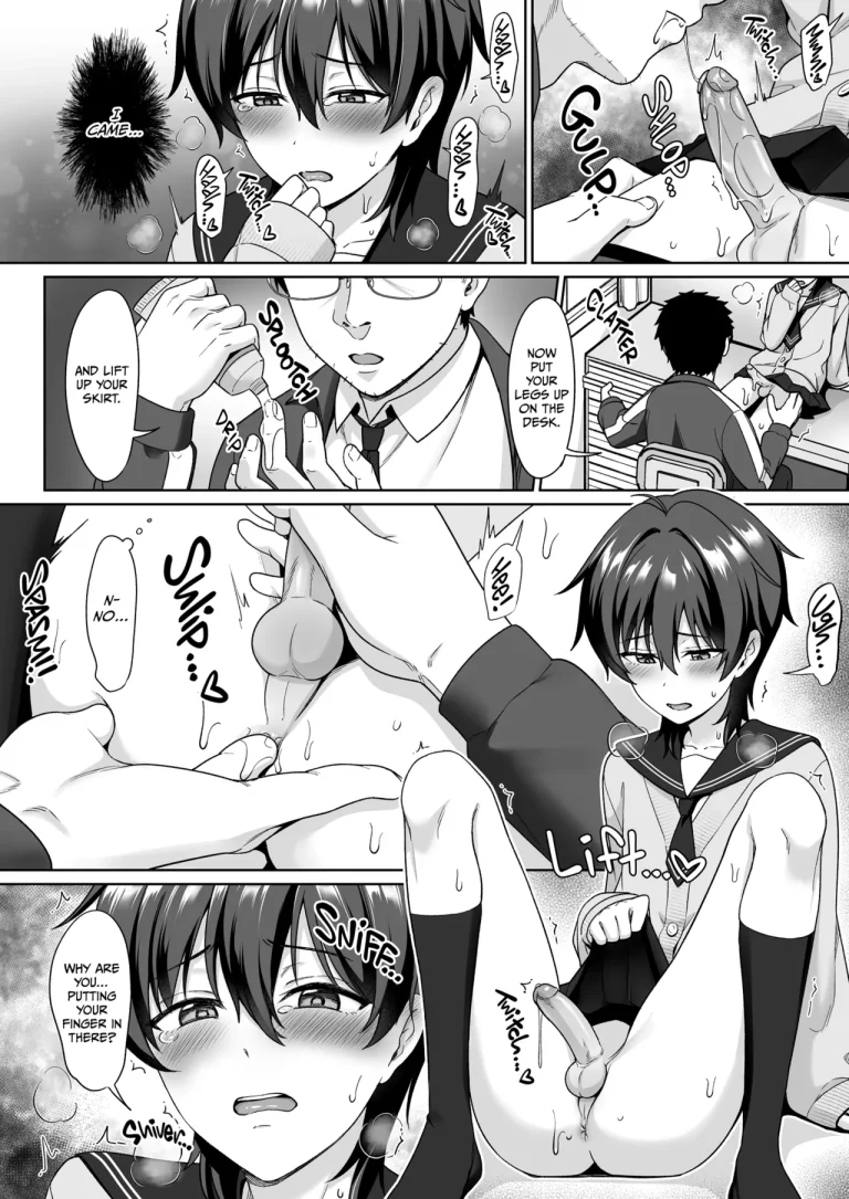 Crossdressing in a Boys School porn comic picture 10
