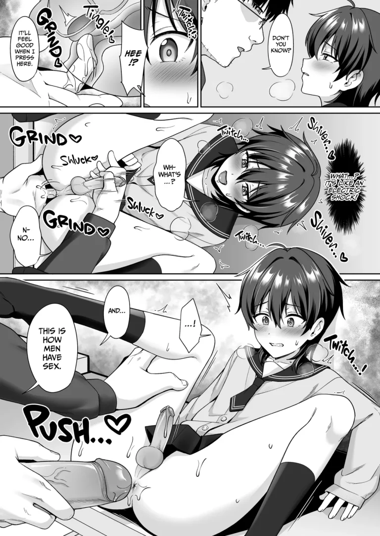Crossdressing in a Boys School porn comic picture 11
