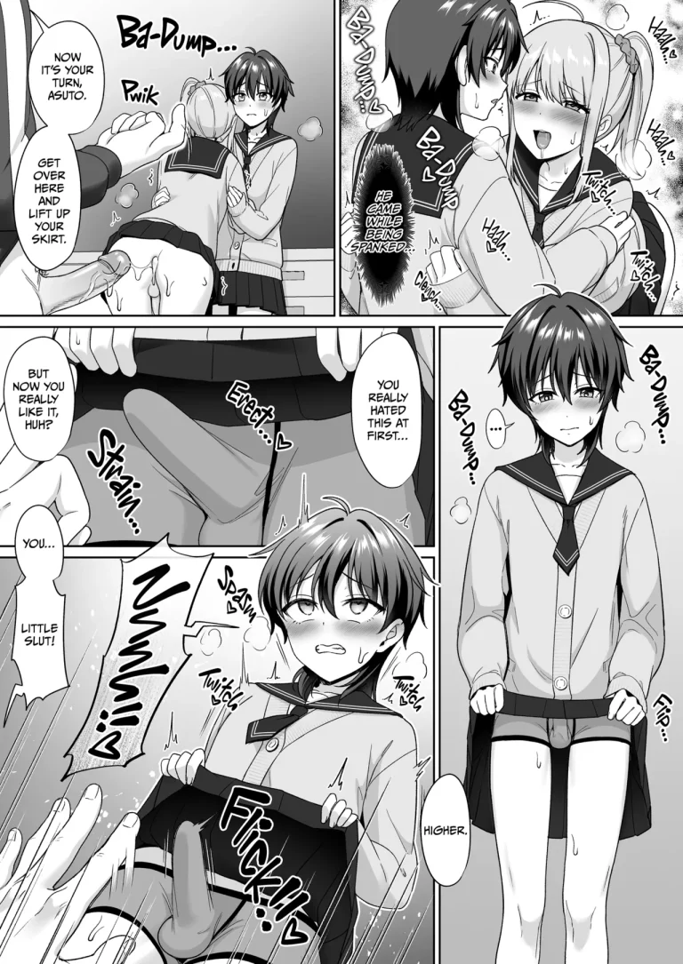 Crossdressing in a Boys School porn comic picture 23