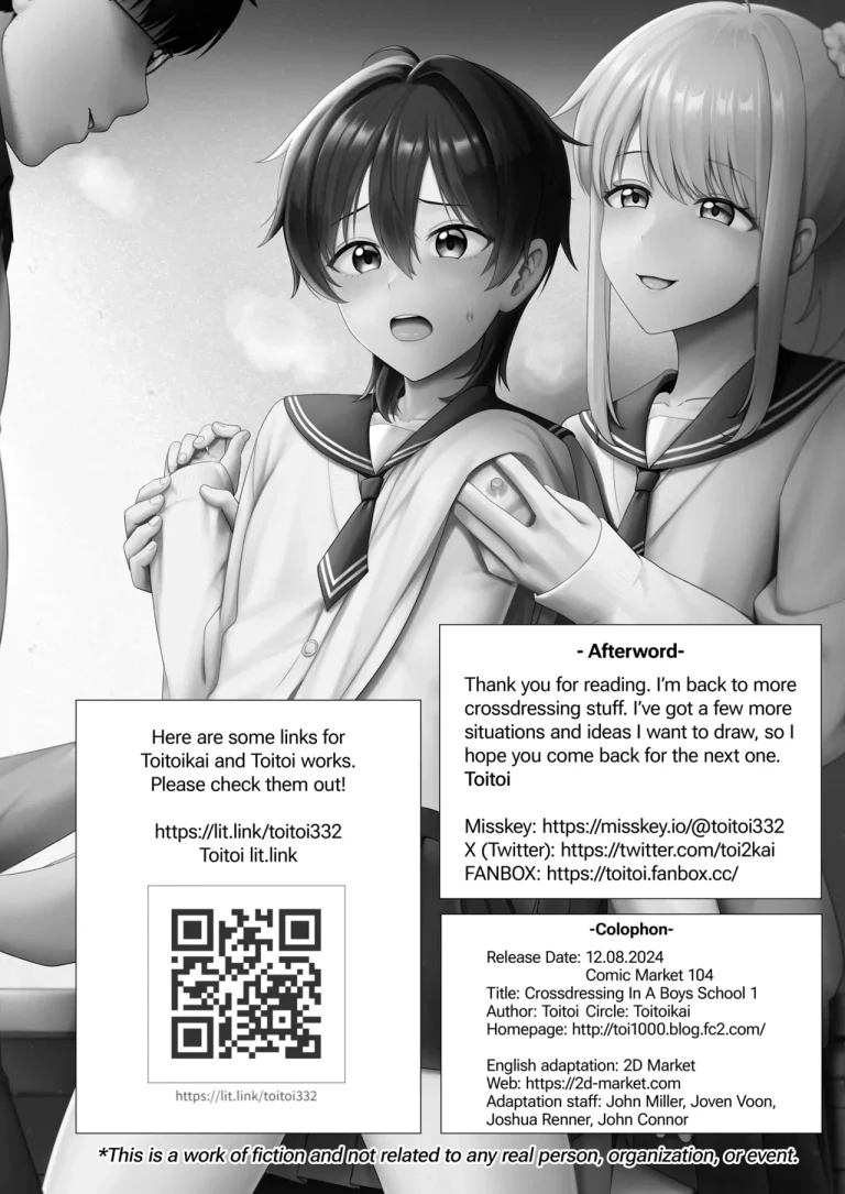 Crossdressing in a Boys School porn comic picture 32