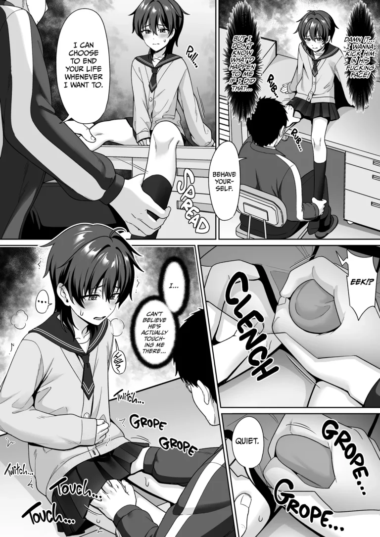 Crossdressing in a Boys School porn comic picture 8